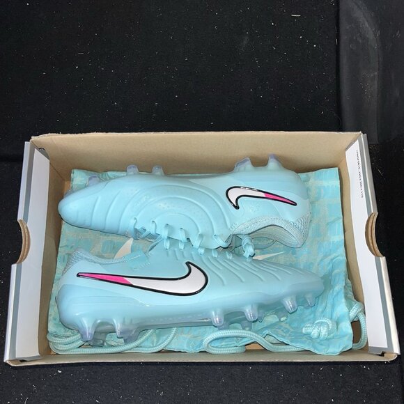 NEW Nike Tiempo Legend 10 Elite FG Copa/White South Beach DV4328-401 Sz 7.5